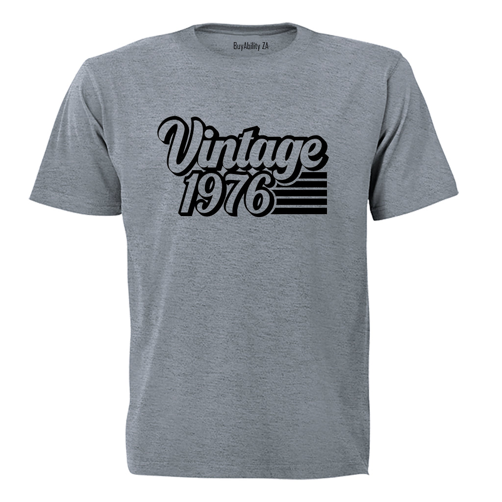 Vintage 1976 Retro - Adults - T-Shirt - BuyAbility South Africa