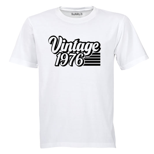 Vintage 1976 Retro - Adults - T-Shirt - BuyAbility South Africa