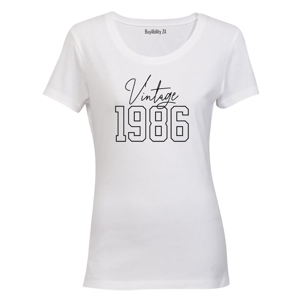 Vintage 1986 - Ladies - T-Shirt - BuyAbility South Africa