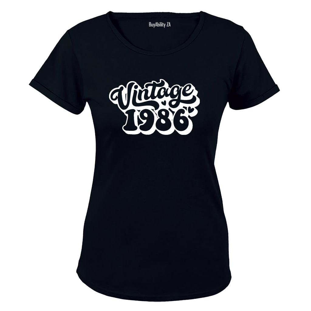 Vintage 1986 Bold - Ladies - T-Shirt - BuyAbility South Africa