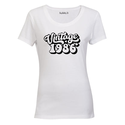 Vintage 1986 Bold - Ladies - T-Shirt - BuyAbility South Africa