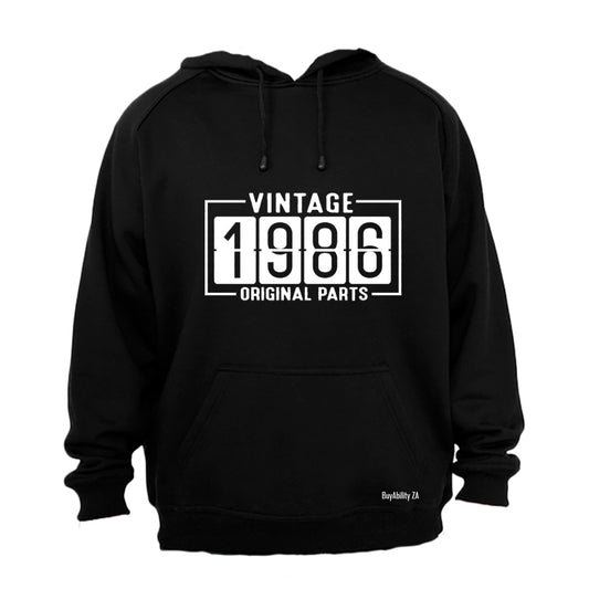 Vintage 1986 Original Parts - Hoodie - BuyAbility South Africa