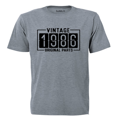 Vintage 1986 Original Parts - Adults - T-Shirt - BuyAbility South Africa