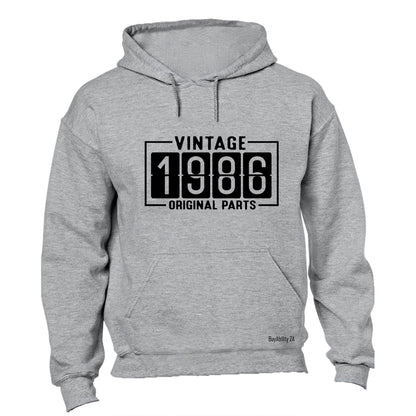 Vintage 1986 Original Parts - Hoodie - BuyAbility South Africa