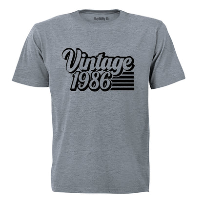 Vintage 1986 Retro - Adults - T-Shirt - BuyAbility South Africa