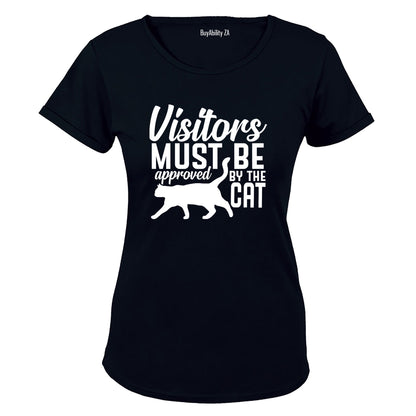 Must Be Approved By The Cat - Ladies - T-Shirt - BuyAbility