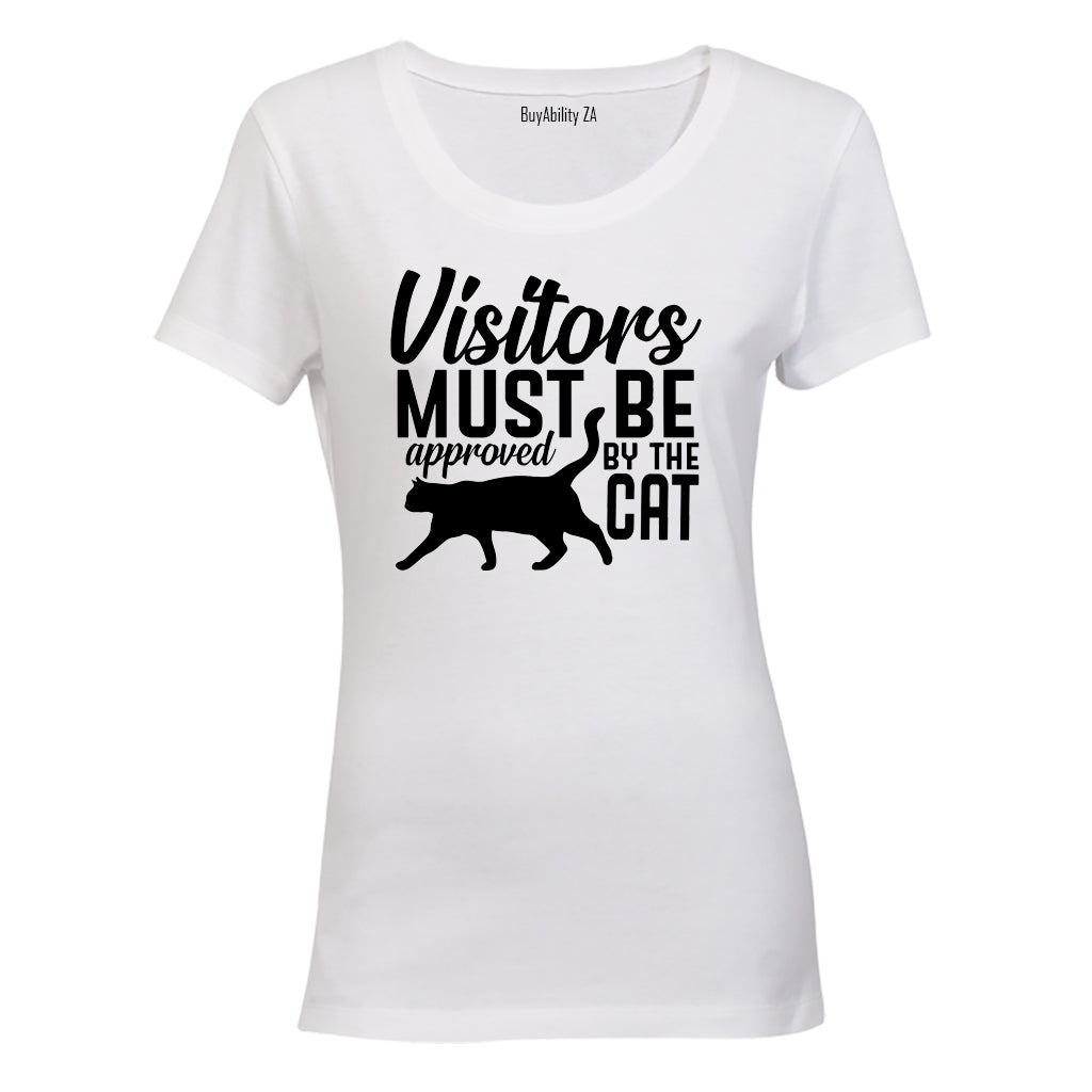 Must Be Approved By The Cat - Ladies - T-Shirt - BuyAbility