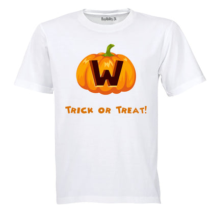 W - Halloween Pumpkin - Kids T-Shirt