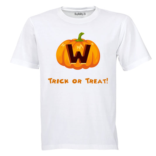 W - Halloween Pumpkin - Kids T-Shirt