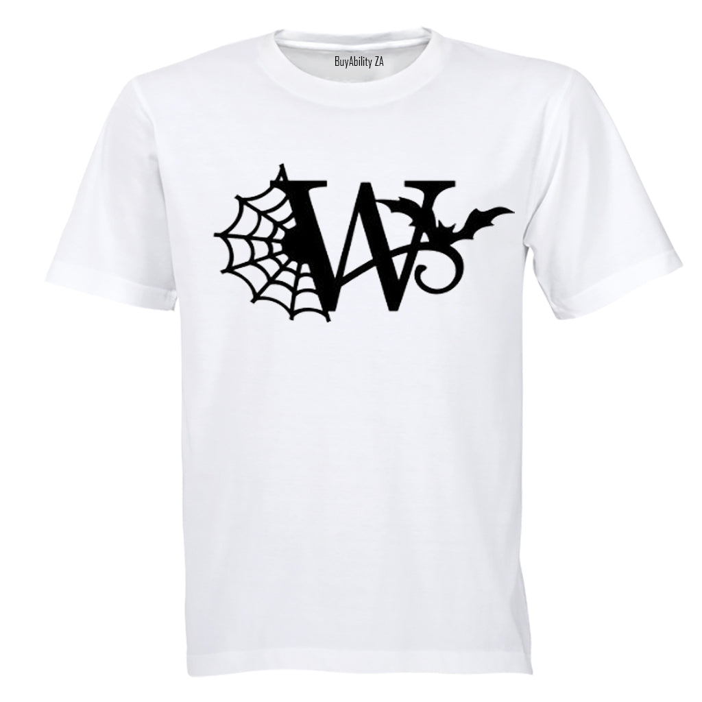 W - Halloween Spiderweb - Kids T-Shirt