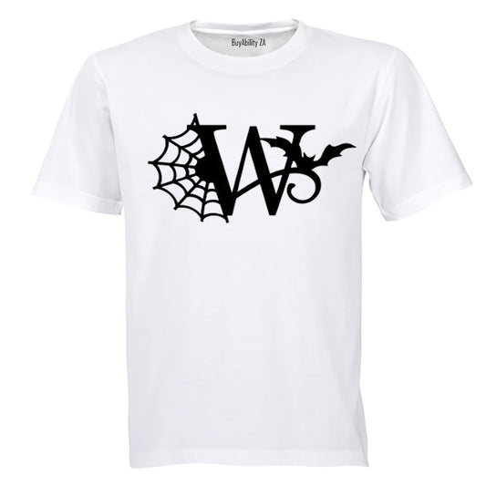 W - Halloween Spiderweb - Kids T-Shirt