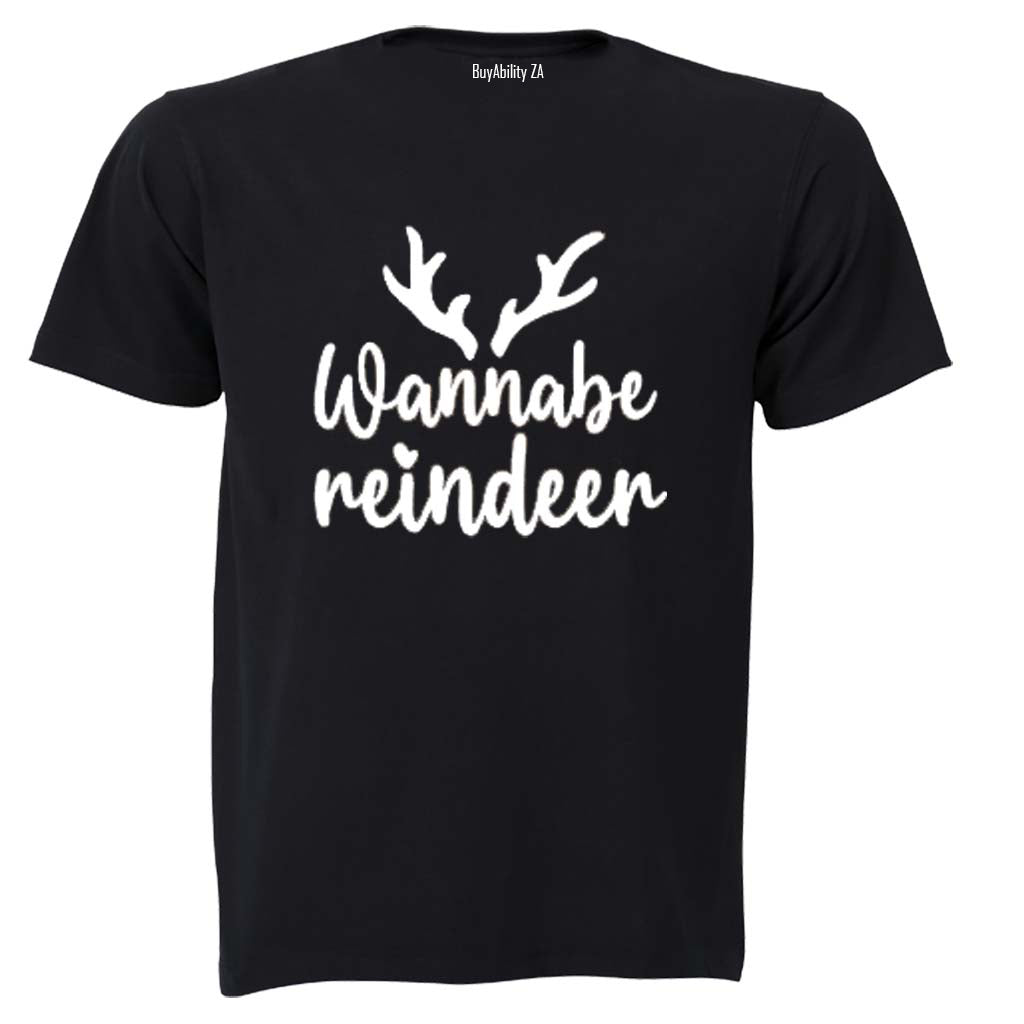 Wannabe Reindeer - Christmas - Adults - T-Shirt