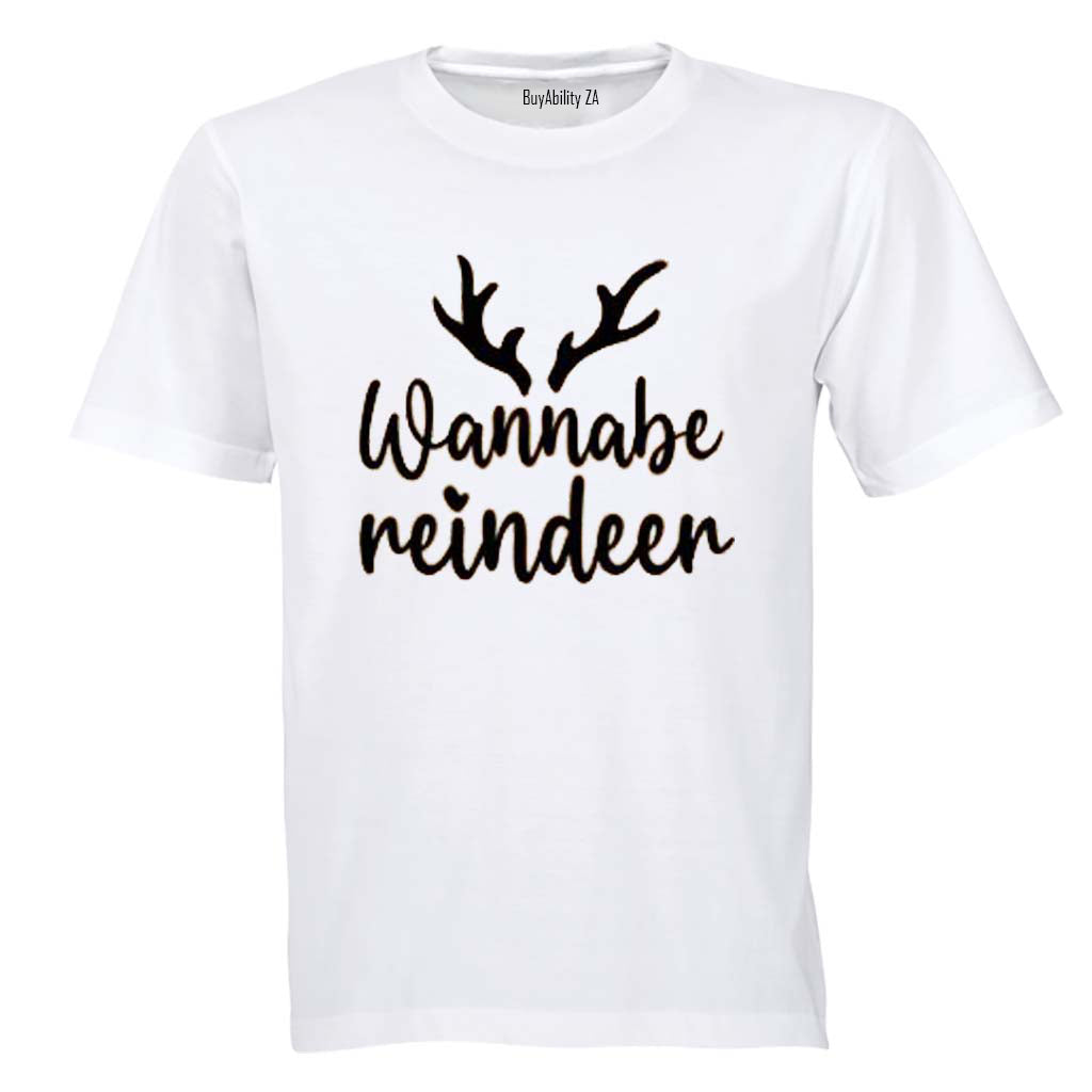 Wannabe Reindeer - Christmas - Adults - T-Shirt