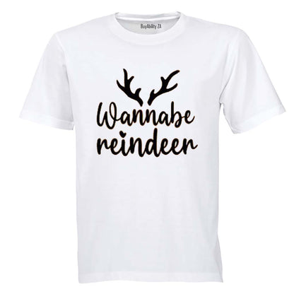 Wannabe Reindeer - Christmas - Adults - T-Shirt
