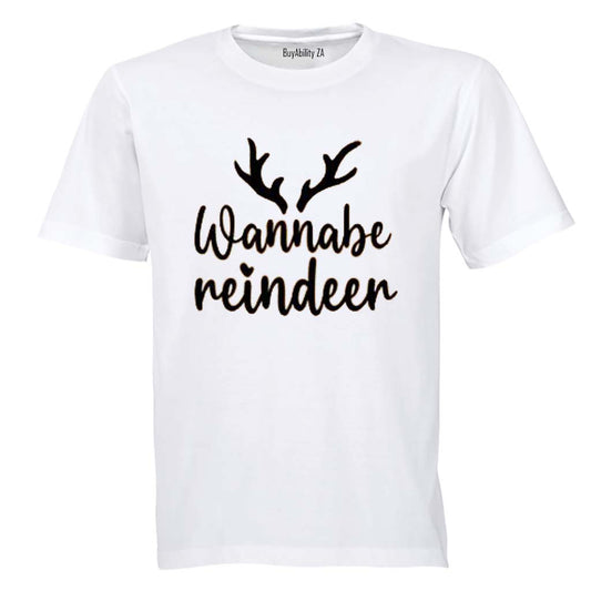 Wannabe Reindeer - Christmas - Adults - T-Shirt