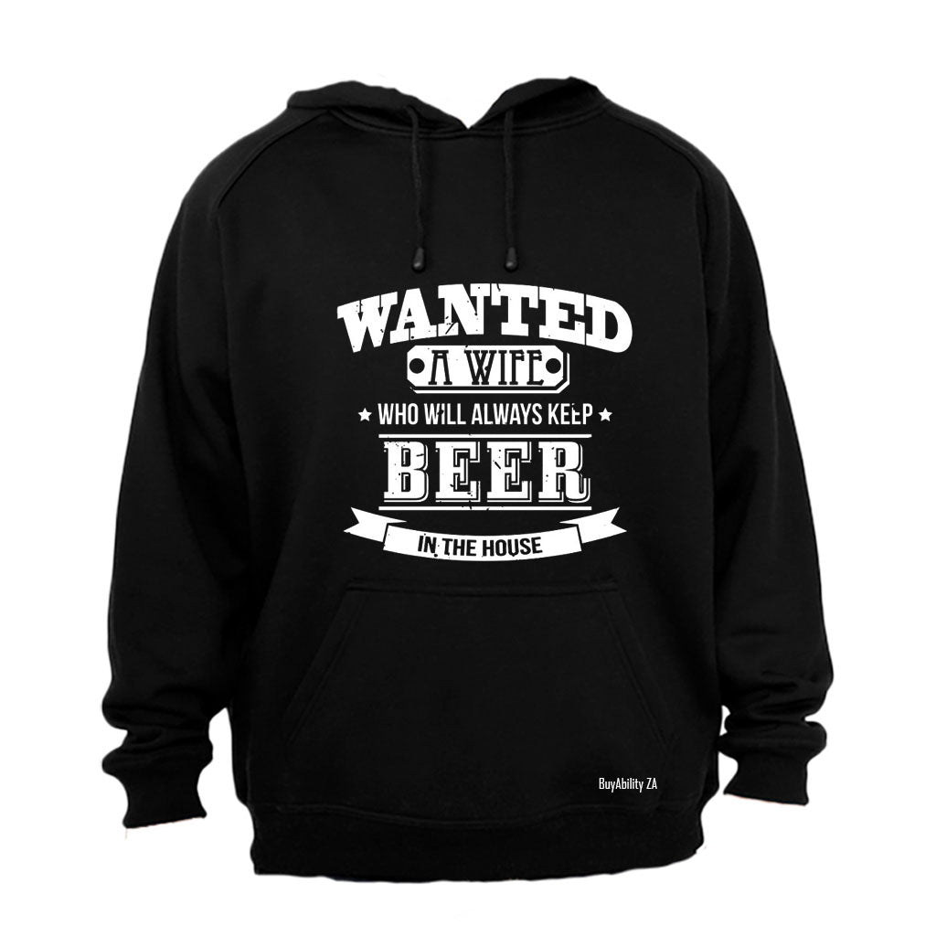 Wanted - A Wife - Hoodie - BuyAbility South Africa
