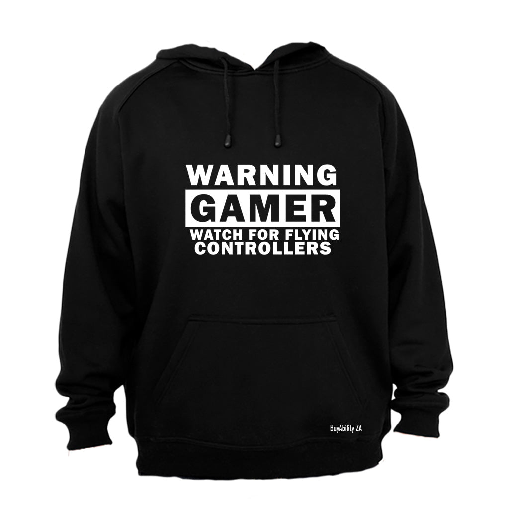 Warning Gamer - Hoodie - BuyAbility South Africa