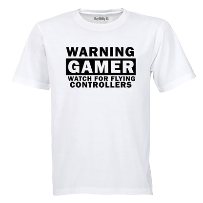 Warning Gamer - Kids T-Shirt - BuyAbility South Africa