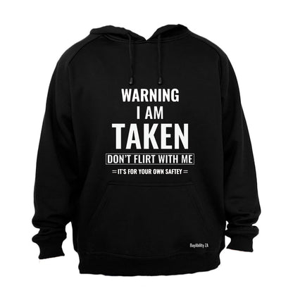 Warning Don't Flirt With Me - Hoodie - BuyAbility South Africa