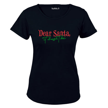 Wasn't Me - Christmas - Ladies - T-Shirt - BuyAbility South Africa