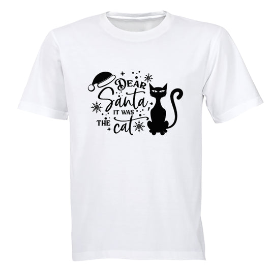 Was The Cat - Christmas - Adults - T-Shirt - BuyAbility South Africa