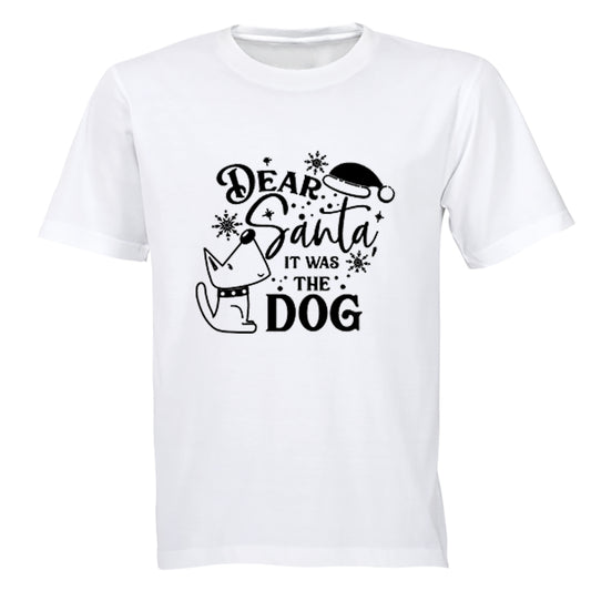 Was The Dog - Christmas - Adults - T-Shirt - BuyAbility South Africa