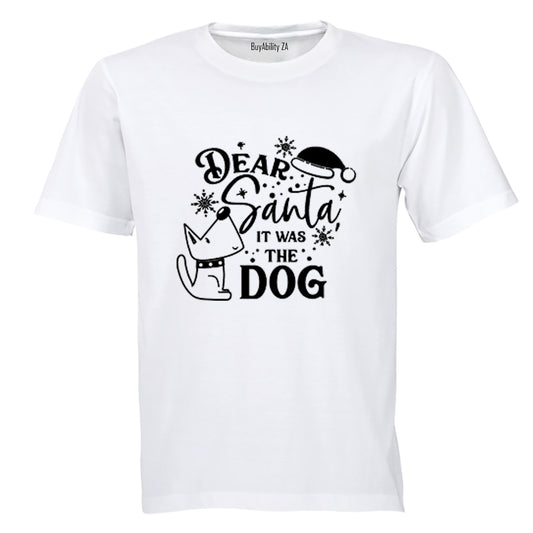Was The Dog - Christmas - Adults - T-Shirt