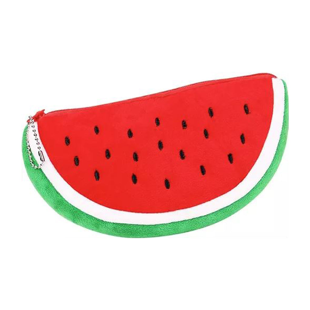 Plush Watermelon Pencil Case