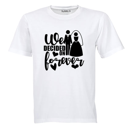 Decided on Forever - Wedding - Adults - T-Shirt - BuyAbility South Africa