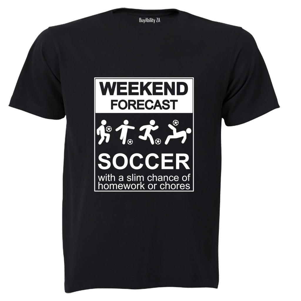 Weekend Forecast - SOCCER - Kids T-Shirt