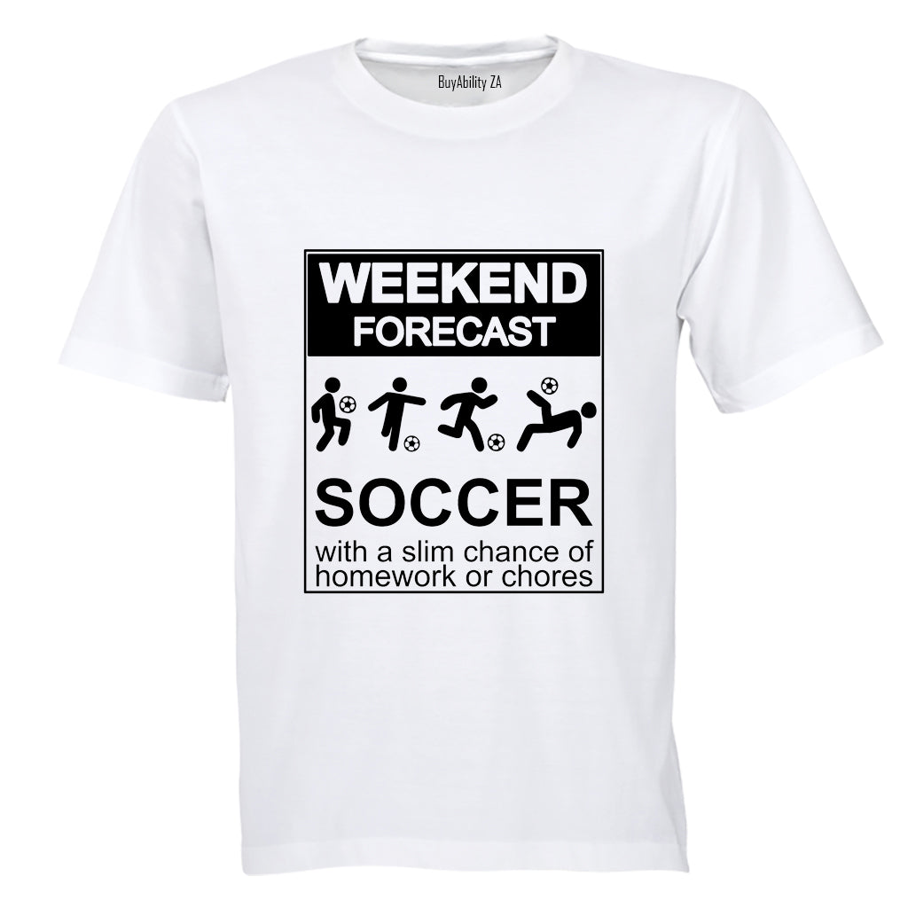 Weekend Forecast - SOCCER - Kids T-Shirt