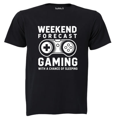 Weekend Forecast Gaming - Adults - T-Shirt - BuyAbility South Africa