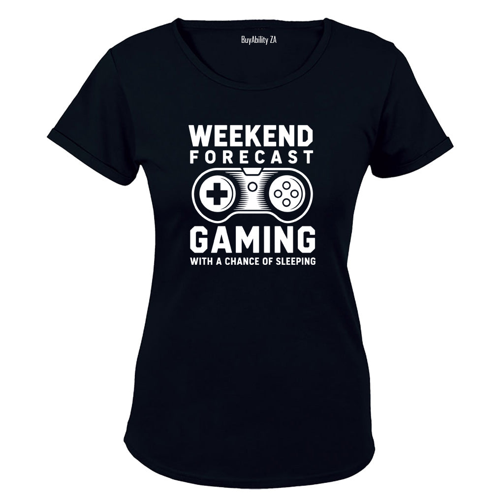 Weekend Forecast Gaming - Ladies - T-Shirt - BuyAbility South Africa