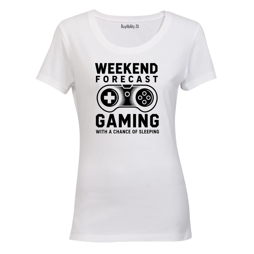 Weekend Forecast Gaming - Ladies - T-Shirt - BuyAbility South Africa