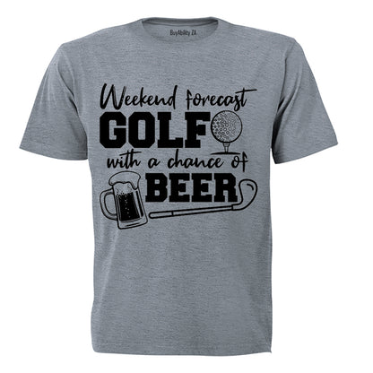 Weekend Forecast - Golf - Adults - T-Shirt
