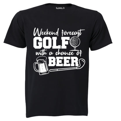Weekend Forecast - Golf - Adults - T-Shirt