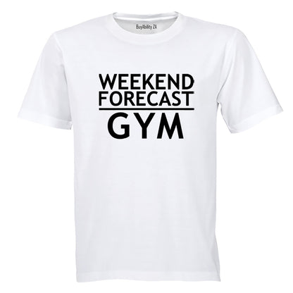 Weekend Forecast GYM - Adults - T-Shirt - BuyAbility South Africa