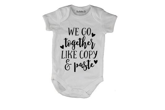 We Go Together Like - Valentine Inspired - Baby Grow