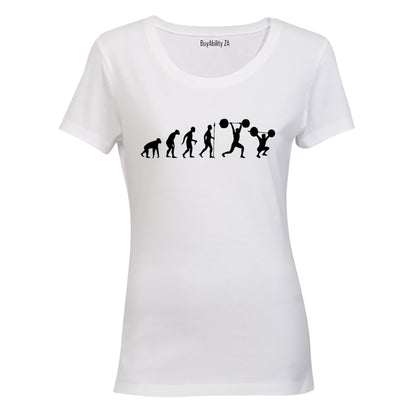 Weightlifting Evolution - Ladies - T-Shirt