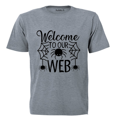 Welcome To Our Web - Halloween - Adults - T-Shirt