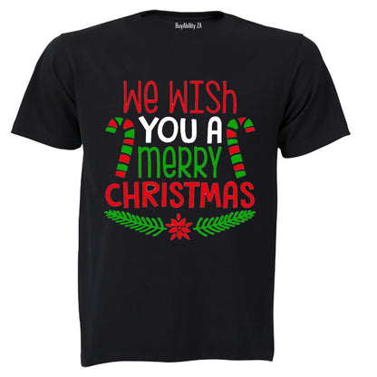 We Wish You a Merry Christmas - Colourful - Kids T-Shirt - BuyAbility
