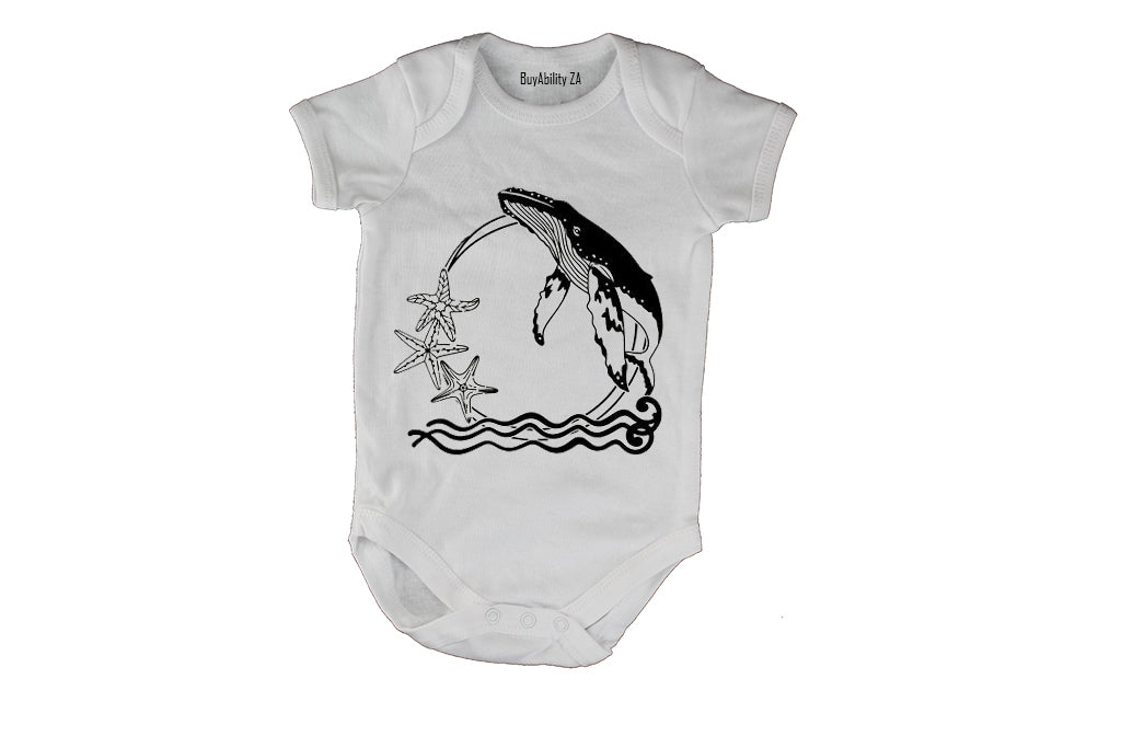 Whale - Baby Grow