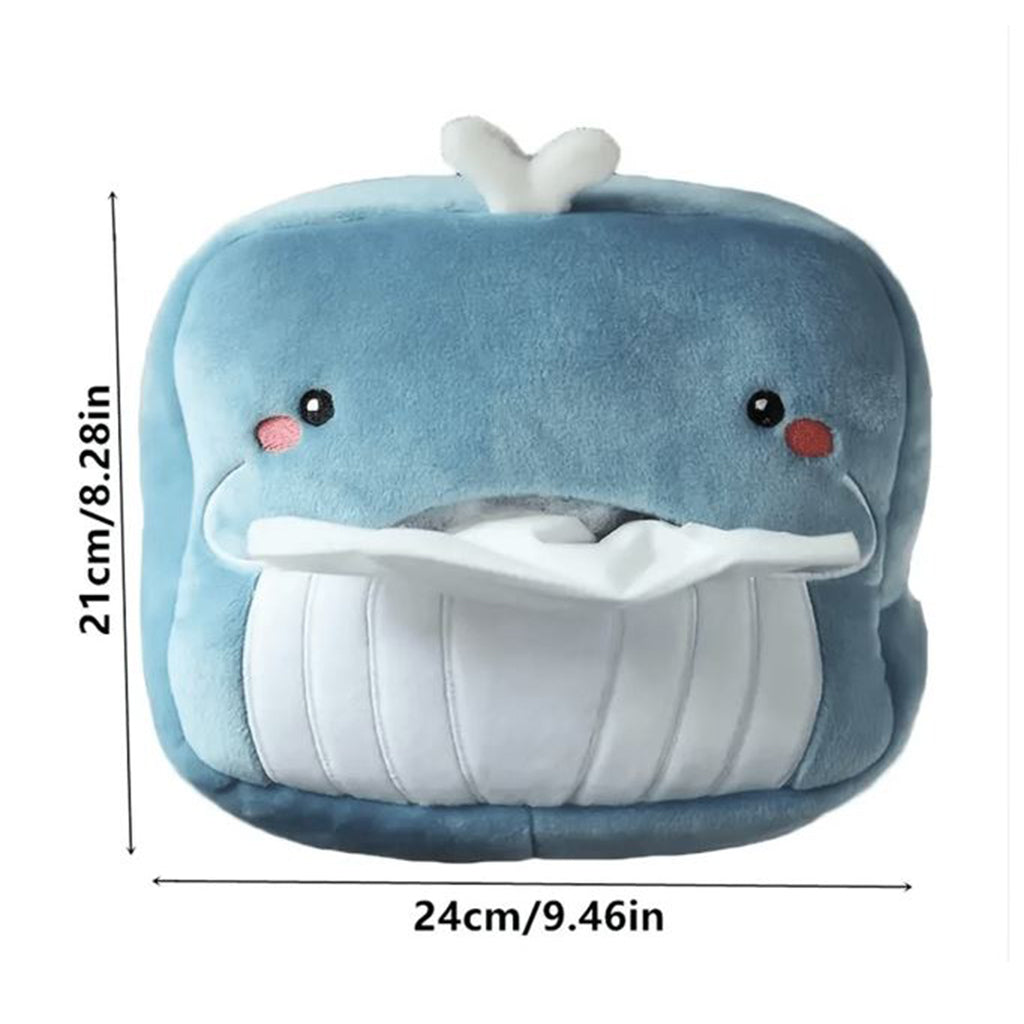 Plush Whale - Tissue Box