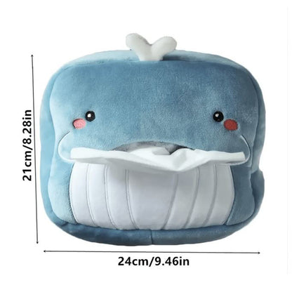 Plush Whale - Tissue Box
