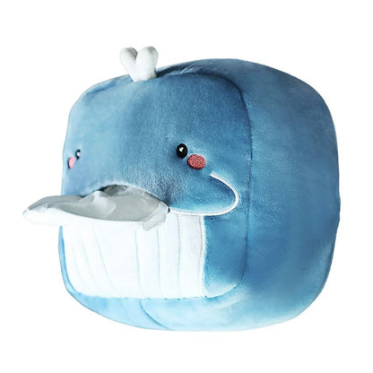Plush Whale - Tissue Box