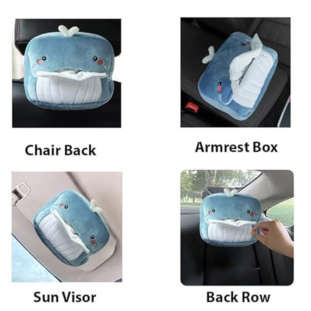 Plush Whale - Tissue Box