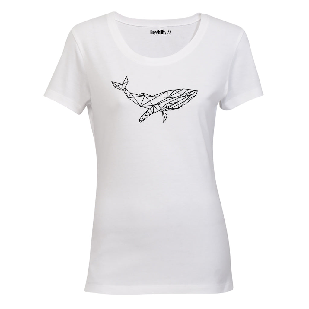 Whale Illustration - Ladies - T-Shirt