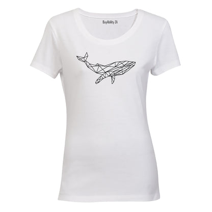 Whale Illustration - Ladies - T-Shirt