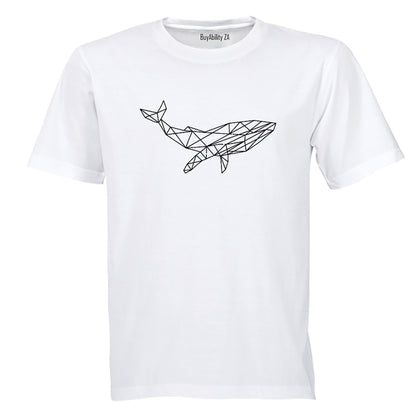 Whale Illustration - Kids T-Shirt