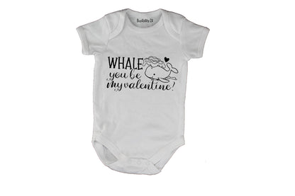 Whale You Be My VALENTINE - Baby Grow